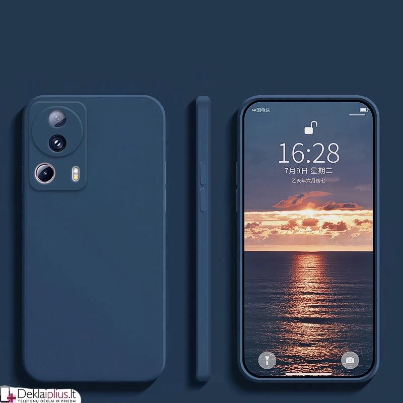 Liquid Air silikoninis mėlynas dėklas - su kameros apsauga (Xiaomi 13 Lite) Liquid Air silikoninis mėlynas dėklas - su kameros apsauga (Xiaomi 13 Lite)